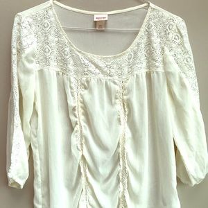 Mossimo lace top